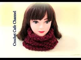 كروشيه سكارف دائري مغلق على الرقبة كروشيه كافيه Crochet Cafe Chrochet Scarf Fashion