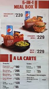 Find your new favourite meal with kfc today. Kfc Menu Menu For Kfc Chennai Citi Centre Mylapore Chennai