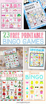 23 Free Printable Bingo Games Free Games For Kids Printable Bingo Games Bingo For Kids