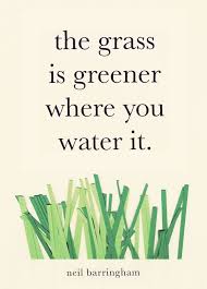The Grass Is Greener Where You Water It In 2020 Short Positive Quotes Positive Quotes Short Inspirational Quotes