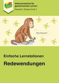 Einfache Lernstationen Redewendungen Unterrichtsmaterial In Den Fachern Daz Daf Deutsch In 2020 Redewendungen Unterrichtsmaterial Lernen