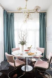 Pretty Pink How To Use Pink Chairs At Home Pink Dining Rooms Dining Room Contemporary Dining Room Small