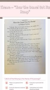 How the rhinoceros got his skin. Theme How The Camel Got Its Hump Interactive Worksheet By Lisa Stienkemeyer Wizer Me