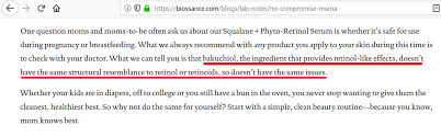 Biossance Squalane Phyto Retinol Serum Pregnancy Dr Rachel Ho Is Bakuchiol An Effective Retinol Alternative
