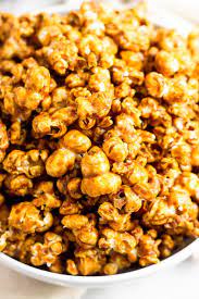 Homemade Caramel Popcorn Recipe In 2021 Homemade Caramel Popcorn Caramel Popcorn Recipe No Corn Syrup Popcorn Recipes Caramel
