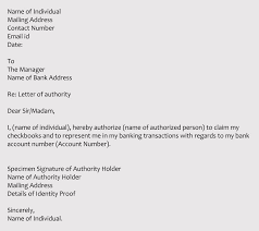 Maybe you would like to learn more about one of these? Sample Authorization Letter For Cheque Book Collection
