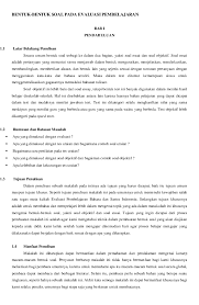 Menjadi biasa (suka, gemar, dan sebagainya) sesudah merasai contoh soal diksi dan makna kata no. Doc Bentuk Bentuk Soal Pada Evaluasi Pembelajaran Asef Aryadi Academia Edu