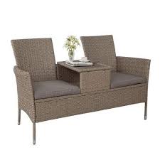 Haivo Outdoor Furniture Patio Conversation Set 2 Person Chat Set Wicker Sofas Wi Outd Furniture Loveseat Rattan Patio Furniture Rattan Outdoor Furniture