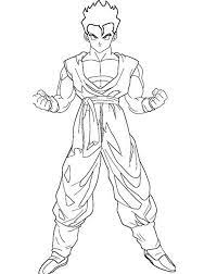 Pages to color of son gohan dragon ball z.dragon ball z easy drawing. Dragon Ball Z Coloring Pages Gohan Coloring And Drawing