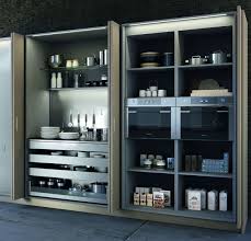 Hide Your Appliances Behind This Innovative Pocket Door System Kitchen Design Small Kitchen Innovation Outdoor Kitchen Cabinets