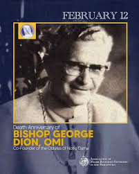 We are commemorating the Death Anniversary of the Bishop George Dion OMI,  Co-Founder of the Oblates of Notre Dame (OND) 🙏 #AMRSP #OND #Oblates  #amrsp50 #500YOC