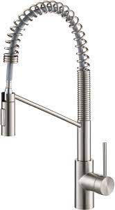 Taking inspiration from commercial kitchens, the zurich by vigo delivers modern design and functionality. Kraus Kpf2631sfs Single Handle Pull Down Commercial Kitchen Faucet With Reach Pull Down Technology Glideassure Technology All Brite Spot Free Stainless Steel Finish Dual Function Sprayhead Long Lasting Performance Faucet Swivels 360 Easy Clean