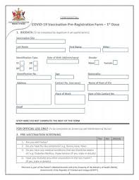 Maybe you would like to learn more about one of these? Download The Covid 19 Vaccine Pre Registration Forms Ministry Of Health