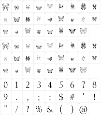 Small decor and fancy text for your bio instagram, twitter, facebook, messenger and others socials. Tribal Butterflies Font Download