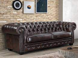 Le canapé est un meuble sur lequel nous nous asseyons. Canape Chesterfield Vente Unique