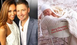 Tv presenter and former australian cricket captain revealed their shock split in february, after seven years of marriage and a trial separation. Kyly And Michael Clarke Share First Baby Pics
