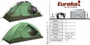 If you stop by eureka camping center, make sure you ask for bill! Bicyclehobo Com Eureka Backcountry 1 Review