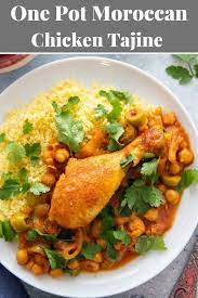 One Pot Moroccan Chicken Tagine Recipe Moroccan Chicken Recipe Chicken Tagine Tagine Recipes