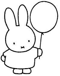 Kleurplaat makkelijk schattige leuke dingen om te tekenen. Nijntjekleurplaatballon Gif Knutselen Nijntje Ballonnen Kinderkleurplaten