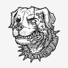 Vector Illustration Of Evil Mad Dog Red Dogs Dog Angry Isolated Png And Vector With Transparent Background For Free Download Dog Vector Dog Face Drawing Dog Tattoo
