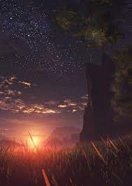 World Without Words Fantasy Landscape Anime Scenery Scenery