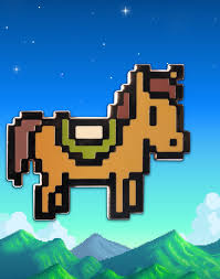 Stardew Valley Pixel Horse Pin Stardew Valley Pixel Pixel Art