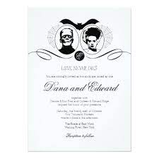Wedding Frankenstein And Bride Wedding Invitations Brides Wedding Invitations Wedding Invitations Halloween Invitations