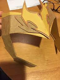 Starting A Loki Helmet Loki Helmet Diy Loki Helmet Loki Costume Loki Scepter
