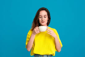 It is wonderful to send good morning quotes to your loved one to show them that you care. Sexy Girl Enjoying Morning Breakfast Stock Photos And Images 123rf