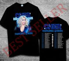 Details About Cher Official Cher Brand Dancing Queen T Shirt