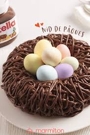 Nid De Paques Au Nutella Recette En 2020 Nid De Paques Recette Facile Nutella