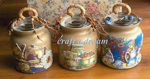 I Bought These Glass Jars From Bim Enamels With Glass Paint 3 In 2020 With Images Decoupage Glass Glass Jars Jar