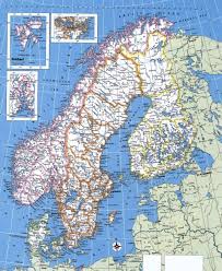 Mapa físico de noruega en español. Mapa Detallado De Noruega Mapa Detallado De Noruega El Norte De Europa Europa