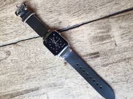 Apple Watch Band Olive Green Horween Chromexcel Leather Etsy Apple Watch Bands Watch Bands Apple Watch