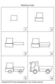 How To Draw A Big Rig Drawing For Kids Easy Drawings Drawing Lessons