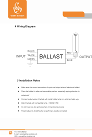 Low light output 240v metal halide ballast allow for reduced energy consumption where less illumination is required. Gs Shw1u7ax12 Electronic Ballast User Manual Golden Scorpion