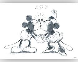 I will be filling a request that will show you how to draw minnie and mickey kissing, step by step. How To Draw Mickey And Minnie Kissing Novocom Top