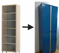 4 Ideas To Use Spray Paint Creative Ikea Tall Cabinet Storage Locker Storage