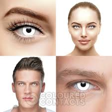 Save more on your favorite brands: White Out Coloured Prescription Contact Lenses All Full Eye Lens