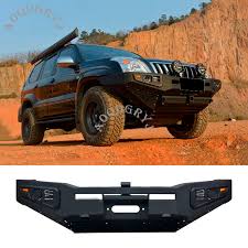 Rear spoiler for toyota 20199234 wd land cruiser prado prado car accessories for toyota cqcv black plastic bodykits 220 80 90 prado front spoiler. Auto Parts Front Bumper Crash Guard Bullbar Fit For Toyota Land Cruiser Prado Lc120 2003 2009 Buy At The Price Of 2 198 99 In Aliexpress Com Imall Com