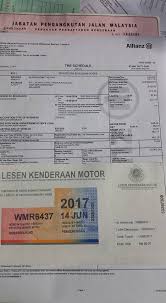 Saya tidak tahu mana satu yang mahal dan mana satu yang murah. Apa Itu Cukai Jalan Renew Roadtax Insurans Murah Facebook