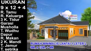 Walaupun memiliki bentuk yang simpel, rumah. Modern House Leter L 9x12 4 3 K Tidur Desain Rumah Minimalis Lantai 1 Youtube