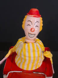 NOT WORKING Vintage Hasbro 1970 Clown Wind Up Pop Up Romper Room Jack in  the Box