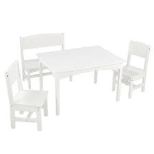 Nantucket Kids 4 Piece Play Table And Chair Set In 2020 Bench Table And Chairs Table And Chairs Table And Chair Sets