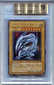 You can also choose to get a card authenticated and slabbed, but not graded, as you can see from the options below: Yu Gi Oh Blue Eyes White Dragon Dark Duel Stories Promo Sells For 2 500