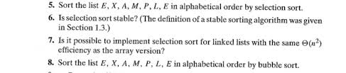 You should store all the data in your three array containers; Solved Sort The List E X A M P L E In Alphabetical Order By 1 Answer Transtutors