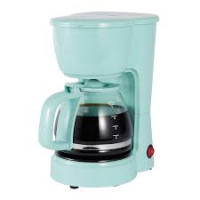 Mainstays 5 Cup Glass Carafe Coffee Maker Mint Green Walmart Com Small Coffee Maker Coffee Maker Glass Carafe