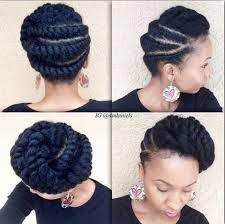 10 Coiffures Protectrices Afro Sans Rajouts Pour Les Fetes Coiffure Afro Idees De Coiffures Coiffure Cheveux Crepus