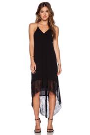 Wayf Lace Border Maxi Dress In Black Platya Platya Maksi Naryadnye Platya