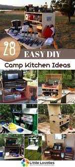 28 Diy Camp Kitchen Ideas For The Best Camping Experience Outdoor Camping Kitchen Camp Kitchen Camping Box